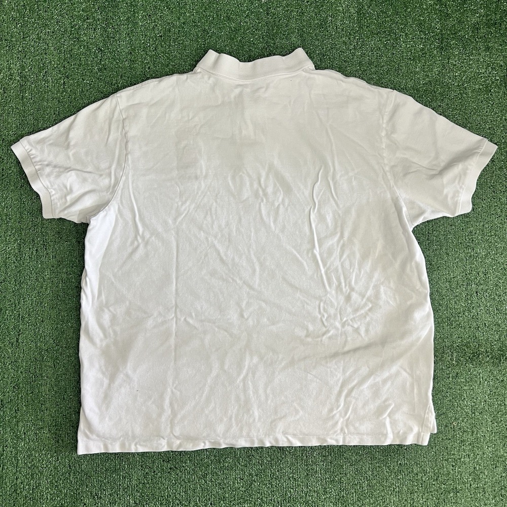 Polo Ralph Lauren Polo Shirt Big & Tall 3XB White Polo Laguna Beach Bear RARE - Picture 6 of 8